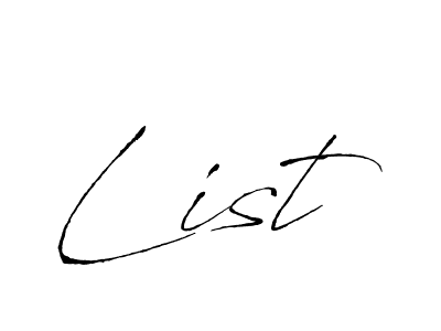 You can use this online signature creator to create a handwritten signature for the name List. This is the best online autograph maker. List signature style 6 images and pictures png