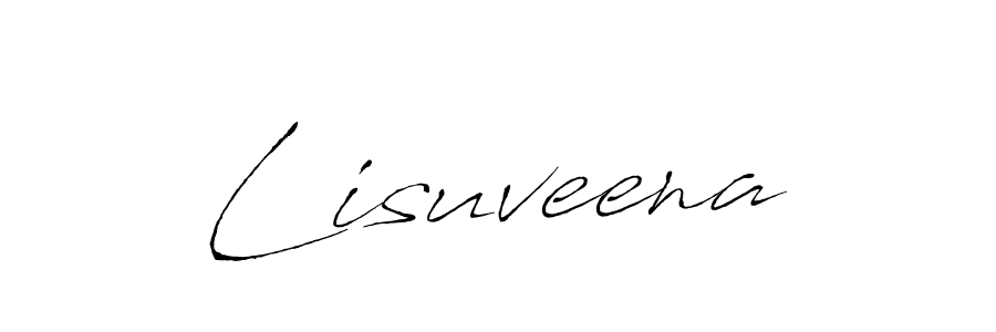 How to make Lisuveena name signature. Use Antro_Vectra style for creating short signs online. This is the latest handwritten sign. Lisuveena signature style 6 images and pictures png