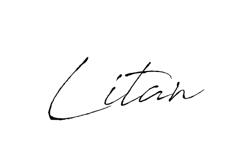 How to make Litan name signature. Use Antro_Vectra style for creating short signs online. This is the latest handwritten sign. Litan signature style 6 images and pictures png