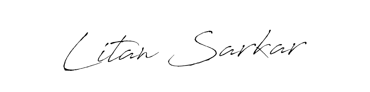 Create a beautiful signature design for name Litan Sarkar. With this signature (Antro_Vectra) fonts, you can make a handwritten signature for free. Litan Sarkar signature style 6 images and pictures png