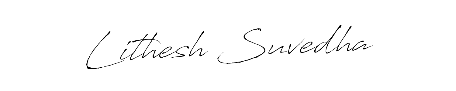 Once you've used our free online signature maker to create your best signature Antro_Vectra style, it's time to enjoy all of the benefits that Lithesh Suvedha name signing documents. Lithesh Suvedha signature style 6 images and pictures png