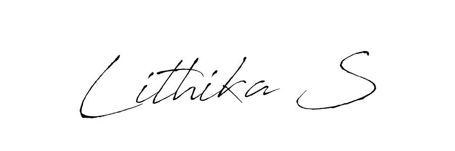 Also You can easily find your signature by using the search form. We will create Lithika S name handwritten signature images for you free of cost using Antro_Vectra sign style. Lithika S signature style 6 images and pictures png