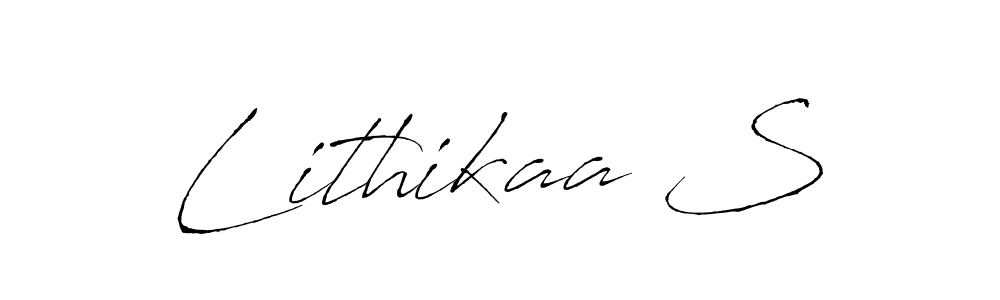 Once you've used our free online signature maker to create your best signature Antro_Vectra style, it's time to enjoy all of the benefits that Lithikaa S name signing documents. Lithikaa S signature style 6 images and pictures png