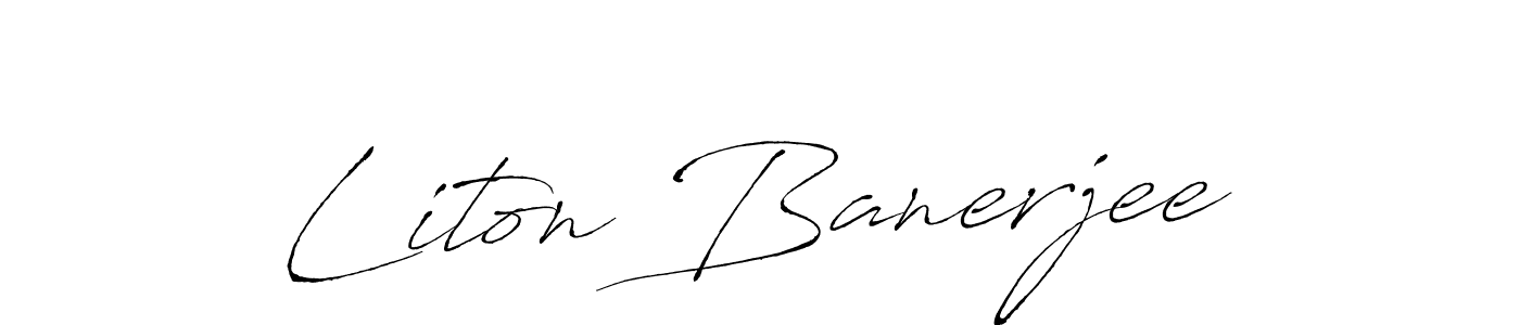 Here are the top 10 professional signature styles for the name Liton Banerjee. These are the best autograph styles you can use for your name. Liton Banerjee signature style 6 images and pictures png