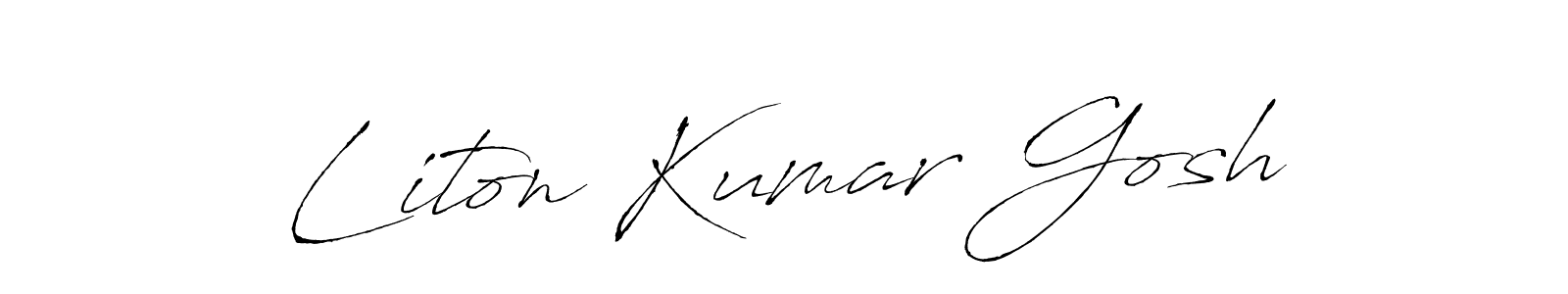 Best and Professional Signature Style for Liton Kumar Gosh. Antro_Vectra Best Signature Style Collection. Liton Kumar Gosh signature style 6 images and pictures png