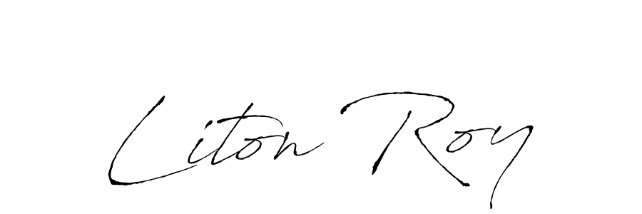 Antro_Vectra is a professional signature style that is perfect for those who want to add a touch of class to their signature. It is also a great choice for those who want to make their signature more unique. Get Liton Roy name to fancy signature for free. Liton Roy signature style 6 images and pictures png