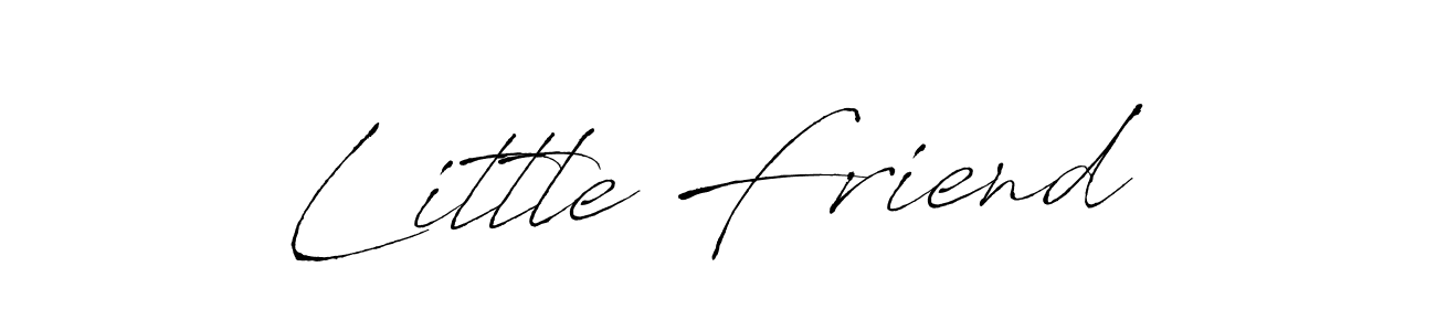 Use a signature maker to create a handwritten signature online. With this signature software, you can design (Antro_Vectra) your own signature for name Little Friend. Little Friend signature style 6 images and pictures png