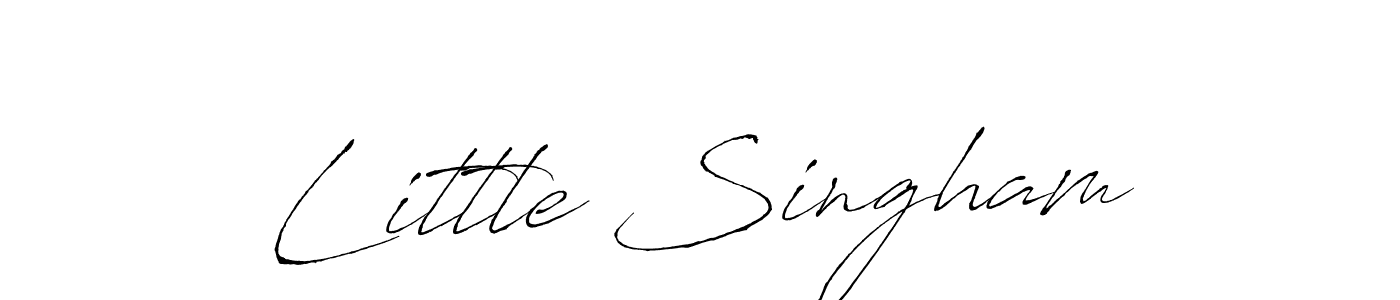 Little Singham stylish signature style. Best Handwritten Sign (Antro_Vectra) for my name. Handwritten Signature Collection Ideas for my name Little Singham. Little Singham signature style 6 images and pictures png