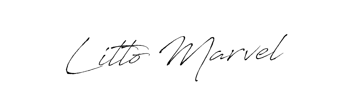 How to make Litto Marvel name signature. Use Antro_Vectra style for creating short signs online. This is the latest handwritten sign. Litto Marvel signature style 6 images and pictures png