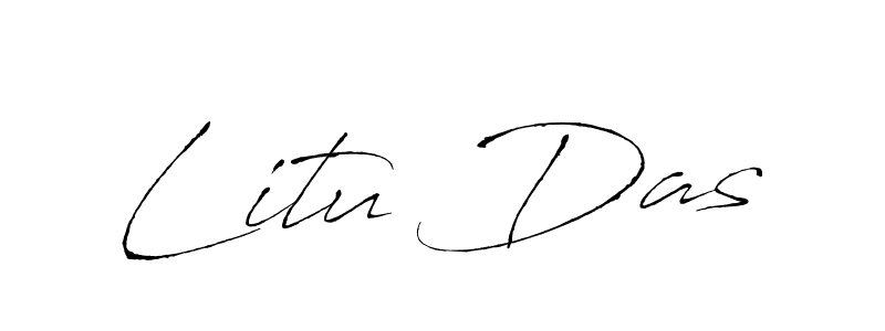 Litu Das stylish signature style. Best Handwritten Sign (Antro_Vectra) for my name. Handwritten Signature Collection Ideas for my name Litu Das. Litu Das signature style 6 images and pictures png