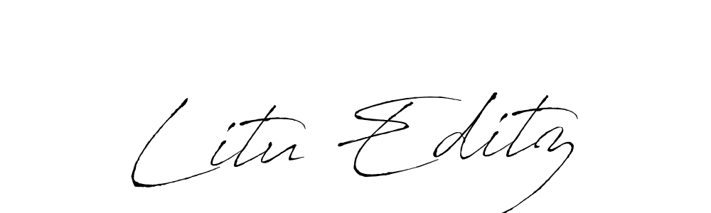 How to Draw Litu Editz signature style? Antro_Vectra is a latest design signature styles for name Litu Editz. Litu Editz signature style 6 images and pictures png