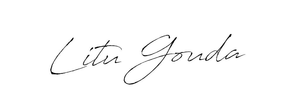 You can use this online signature creator to create a handwritten signature for the name Litu Gouda. This is the best online autograph maker. Litu Gouda signature style 6 images and pictures png