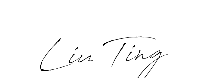 Use a signature maker to create a handwritten signature online. With this signature software, you can design (Antro_Vectra) your own signature for name Liu Ting. Liu Ting signature style 6 images and pictures png