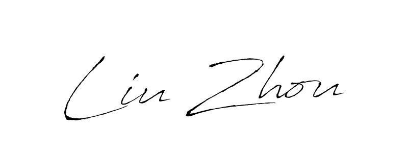 Antro_Vectra is a professional signature style that is perfect for those who want to add a touch of class to their signature. It is also a great choice for those who want to make their signature more unique. Get Liu Zhou name to fancy signature for free. Liu Zhou signature style 6 images and pictures png