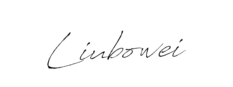 Also You can easily find your signature by using the search form. We will create Liubowei name handwritten signature images for you free of cost using Antro_Vectra sign style. Liubowei signature style 6 images and pictures png