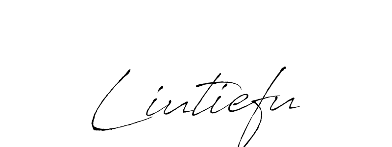 Make a beautiful signature design for name Liutiefu. With this signature (Antro_Vectra) style, you can create a handwritten signature for free. Liutiefu signature style 6 images and pictures png