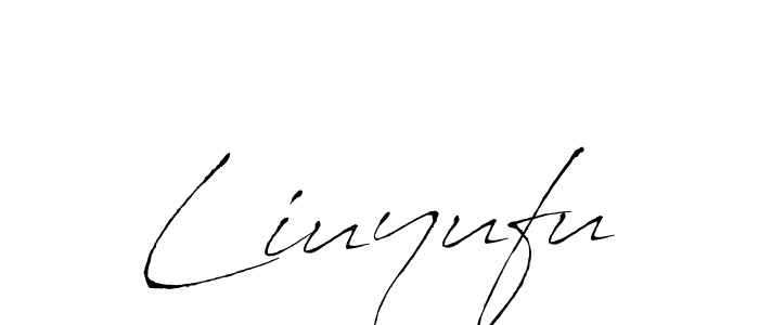 Create a beautiful signature design for name Liuyufu. With this signature (Antro_Vectra) fonts, you can make a handwritten signature for free. Liuyufu signature style 6 images and pictures png