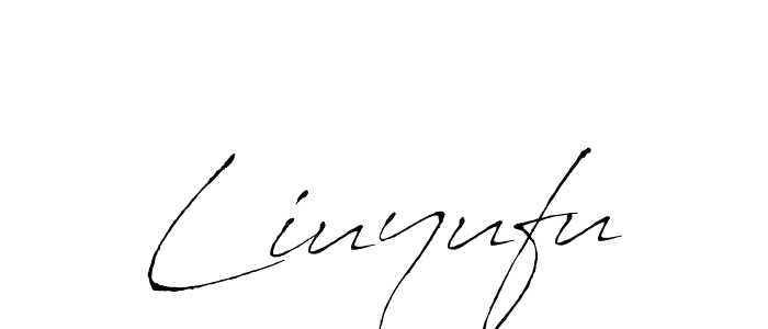Create a beautiful signature design for name Liuyufu. With this signature (Antro_Vectra) fonts, you can make a handwritten signature for free. Liuyufu signature style 6 images and pictures png