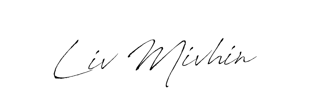 Similarly Antro_Vectra is the best handwritten signature design. Signature creator online .You can use it as an online autograph creator for name Liv Mivhin. Liv Mivhin signature style 6 images and pictures png
