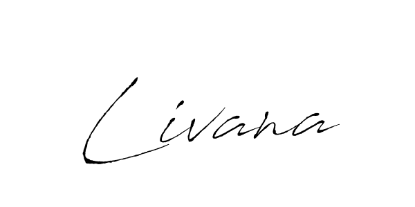 Also You can easily find your signature by using the search form. We will create Livana name handwritten signature images for you free of cost using Antro_Vectra sign style. Livana signature style 6 images and pictures png