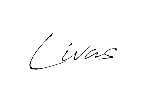 Livas stylish signature style. Best Handwritten Sign (Antro_Vectra) for my name. Handwritten Signature Collection Ideas for my name Livas. Livas signature style 6 images and pictures png