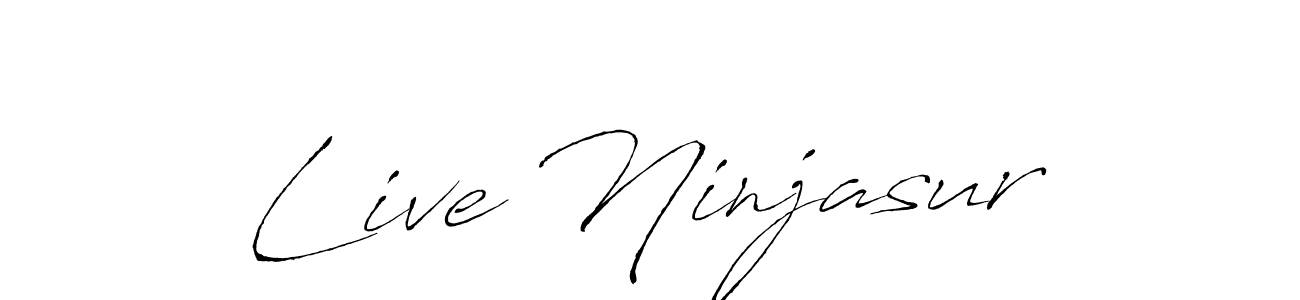 How to make Live Ninjasur signature? Antro_Vectra is a professional autograph style. Create handwritten signature for Live Ninjasur name. Live Ninjasur signature style 6 images and pictures png