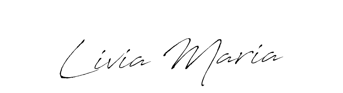 Also we have Livia Maria name is the best signature style. Create professional handwritten signature collection using Antro_Vectra autograph style. Livia Maria signature style 6 images and pictures png