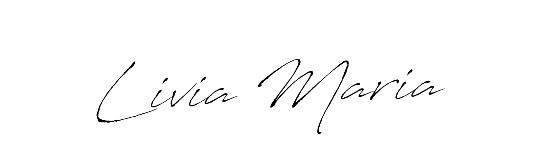 Also we have Livia Maria name is the best signature style. Create professional handwritten signature collection using Antro_Vectra autograph style. Livia Maria signature style 6 images and pictures png