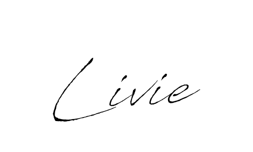 Also we have Livie name is the best signature style. Create professional handwritten signature collection using Antro_Vectra autograph style. Livie signature style 6 images and pictures png