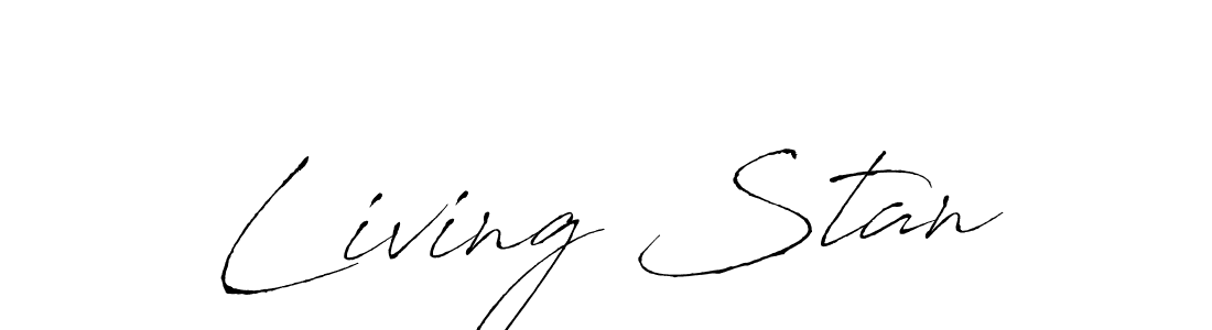 Also we have Living Stan name is the best signature style. Create professional handwritten signature collection using Antro_Vectra autograph style. Living Stan signature style 6 images and pictures png
