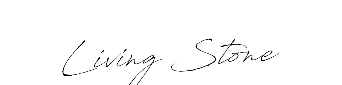 Create a beautiful signature design for name Living Stone. With this signature (Antro_Vectra) fonts, you can make a handwritten signature for free. Living Stone signature style 6 images and pictures png