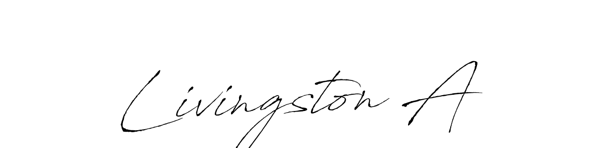 Once you've used our free online signature maker to create your best signature Antro_Vectra style, it's time to enjoy all of the benefits that Livingston A name signing documents. Livingston A signature style 6 images and pictures png