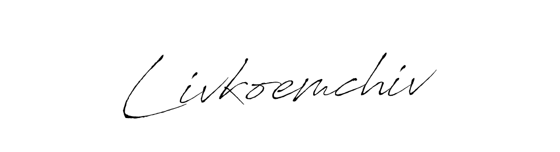 Use a signature maker to create a handwritten signature online. With this signature software, you can design (Antro_Vectra) your own signature for name Livkoemchiv. Livkoemchiv signature style 6 images and pictures png
