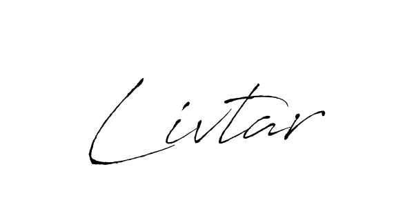 Make a beautiful signature design for name Livtar. With this signature (Antro_Vectra) style, you can create a handwritten signature for free. Livtar signature style 6 images and pictures png
