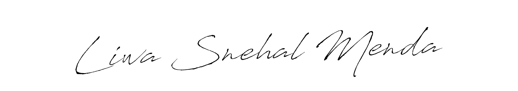 It looks lik you need a new signature style for name Liwa Snehal Menda. Design unique handwritten (Antro_Vectra) signature with our free signature maker in just a few clicks. Liwa Snehal Menda signature style 6 images and pictures png