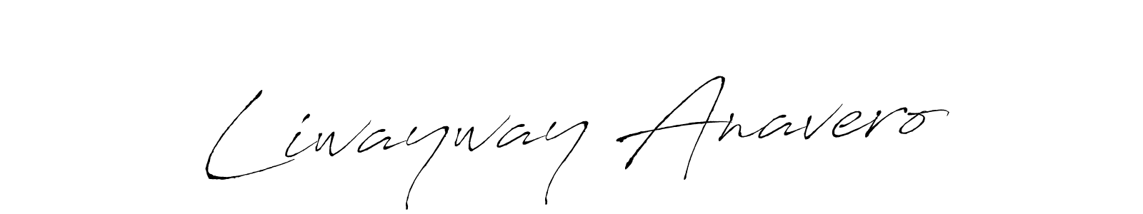 Also we have Liwayway Anavero name is the best signature style. Create professional handwritten signature collection using Antro_Vectra autograph style. Liwayway Anavero signature style 6 images and pictures png