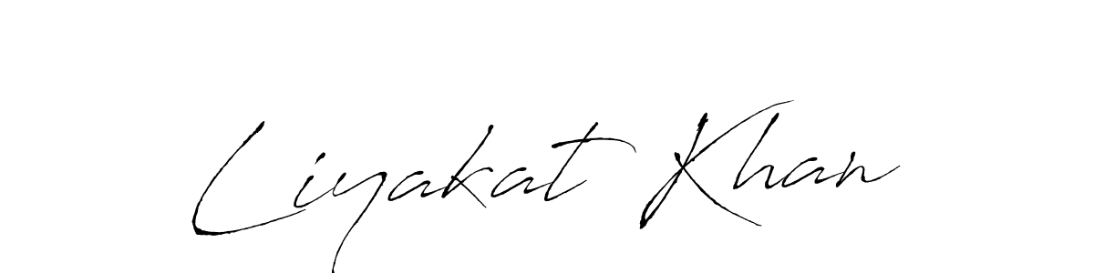 Create a beautiful signature design for name Liyakat Khan. With this signature (Antro_Vectra) fonts, you can make a handwritten signature for free. Liyakat Khan signature style 6 images and pictures png