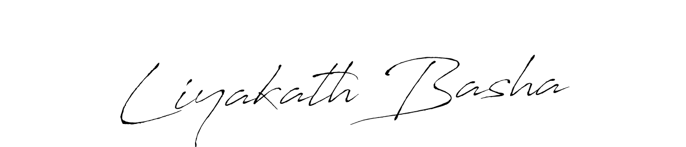 Also You can easily find your signature by using the search form. We will create Liyakath Basha name handwritten signature images for you free of cost using Antro_Vectra sign style. Liyakath Basha signature style 6 images and pictures png