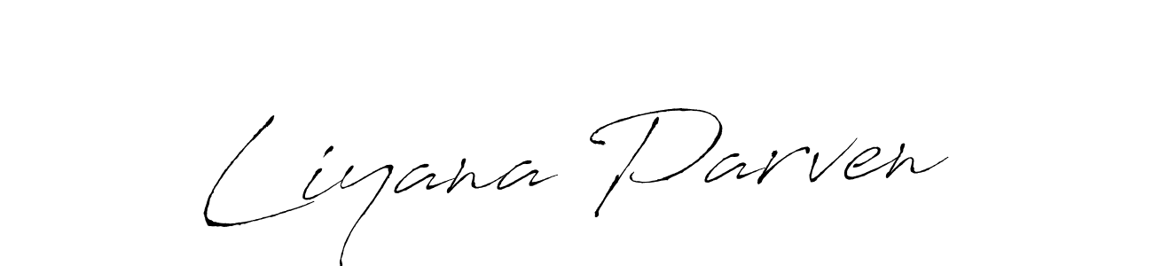 Make a beautiful signature design for name Liyana Parven. Use this online signature maker to create a handwritten signature for free. Liyana Parven signature style 6 images and pictures png