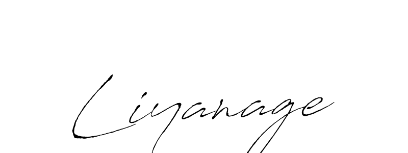 How to make Liyanage name signature. Use Antro_Vectra style for creating short signs online. This is the latest handwritten sign. Liyanage signature style 6 images and pictures png