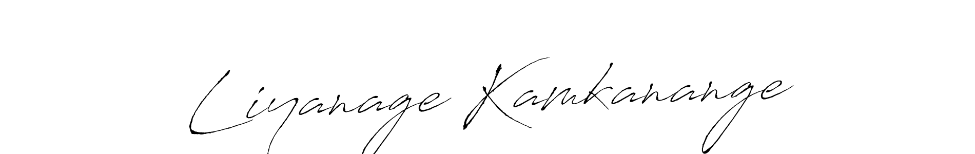 Make a short Liyanage Kamkanange signature style. Manage your documents anywhere anytime using Antro_Vectra. Create and add eSignatures, submit forms, share and send files easily. Liyanage Kamkanange signature style 6 images and pictures png
