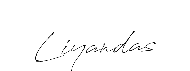 The best way (Antro_Vectra) to make a short signature is to pick only two or three words in your name. The name Liyandas include a total of six letters. For converting this name. Liyandas signature style 6 images and pictures png