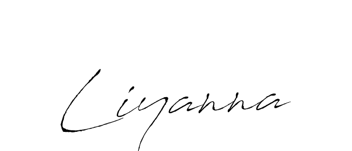 Create a beautiful signature design for name Liyanna. With this signature (Antro_Vectra) fonts, you can make a handwritten signature for free. Liyanna signature style 6 images and pictures png