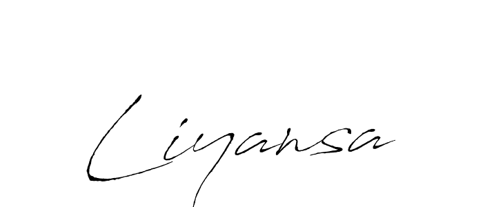 Antro_Vectra is a professional signature style that is perfect for those who want to add a touch of class to their signature. It is also a great choice for those who want to make their signature more unique. Get Liyansa name to fancy signature for free. Liyansa signature style 6 images and pictures png