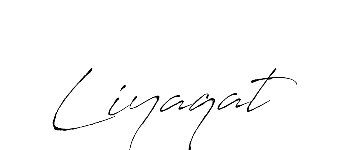 Design your own signature with our free online signature maker. With this signature software, you can create a handwritten (Antro_Vectra) signature for name Liyaqat. Liyaqat signature style 6 images and pictures png