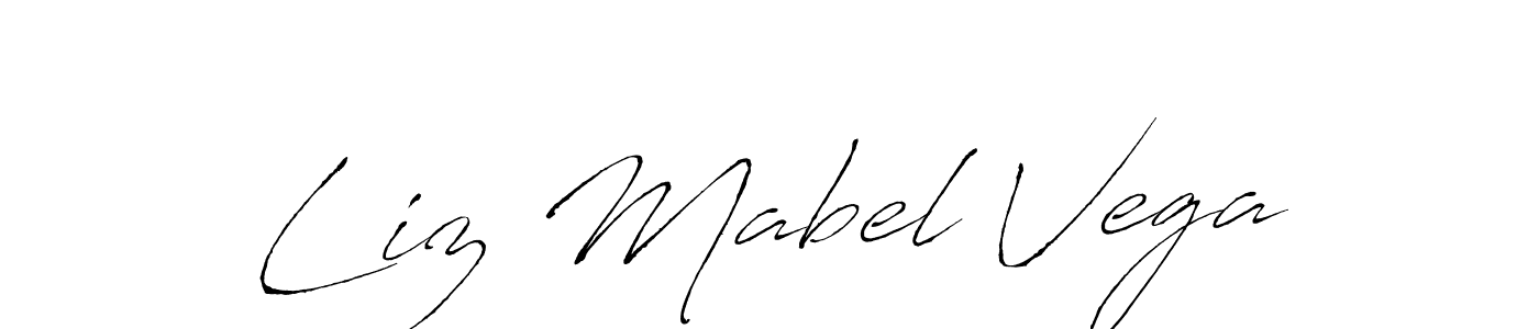 Also You can easily find your signature by using the search form. We will create Liz Mabel Vega name handwritten signature images for you free of cost using Antro_Vectra sign style. Liz Mabel Vega signature style 6 images and pictures png
