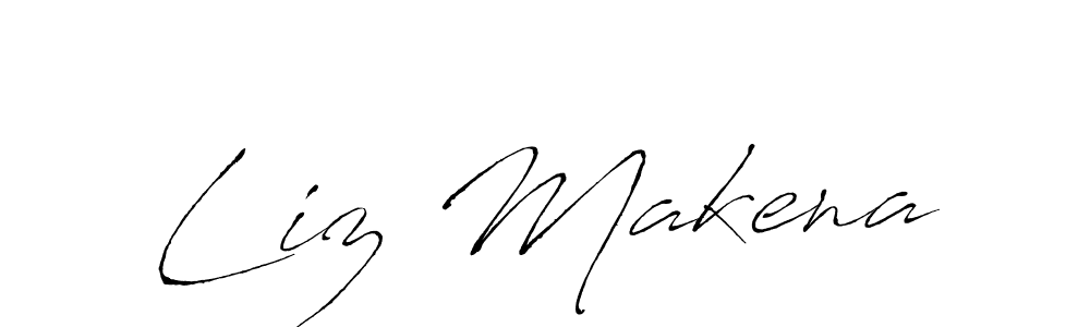 Also we have Liz Makena name is the best signature style. Create professional handwritten signature collection using Antro_Vectra autograph style. Liz Makena signature style 6 images and pictures png