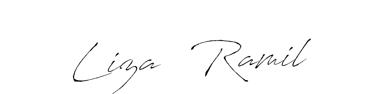 It looks lik you need a new signature style for name Liza   Ramil. Design unique handwritten (Antro_Vectra) signature with our free signature maker in just a few clicks. Liza   Ramil signature style 6 images and pictures png