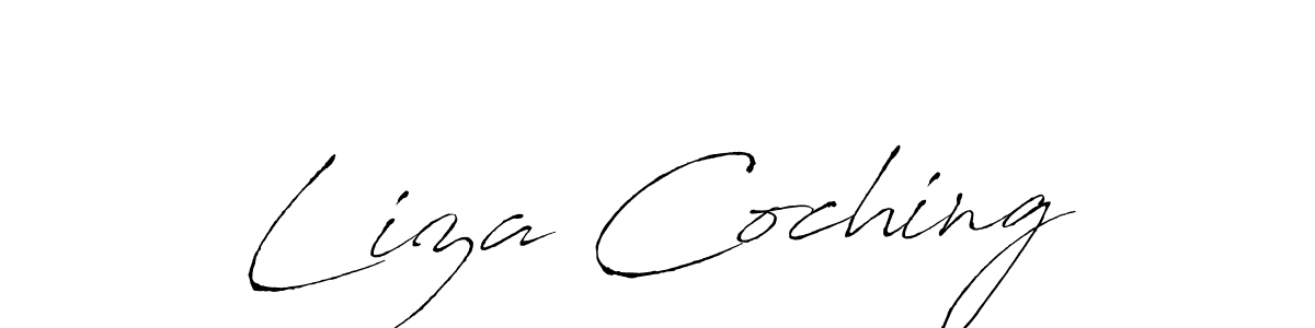 This is the best signature style for the Liza Coching name. Also you like these signature font (Antro_Vectra). Mix name signature. Liza Coching signature style 6 images and pictures png