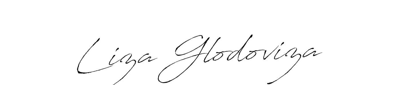 Make a beautiful signature design for name Liza Glodoviza. With this signature (Antro_Vectra) style, you can create a handwritten signature for free. Liza Glodoviza signature style 6 images and pictures png